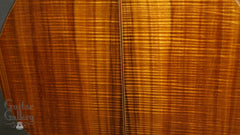 Goodall KCJC special reserve koa guitar close view of back