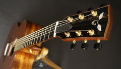 Goodall KCJC special reserve koa guitar headstock