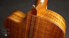 Goodall KCJC special reserve koa guitar heel