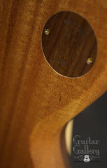 Lowden electric guitar back contour