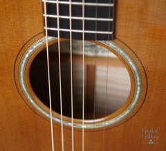 Goodall MP-14 parlor guitar rosette