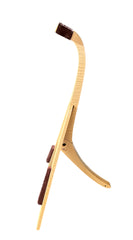 Solid Ground curly maple guitar stand side