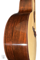 Galloup Hybrid Reserve Stock Guitar Brazilian rosewood side detail