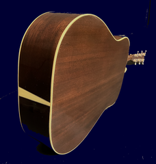 Greven Herringbone D guitar end