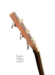 Greven Herringbone D guitar side of headstock