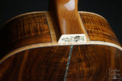 Froggy Bottom H12 Limited All Koa guitar engraved heel cap