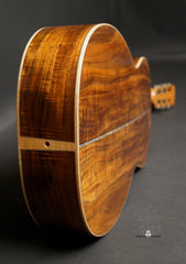 Froggy Bottom H12 Limited All Koa guitar abalone back strip