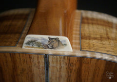 Froggy Bottom guitar engraved heelcap