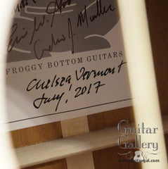 Froggy Botto guitar label