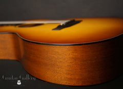 Collings OM1A JL SB guitar side detail