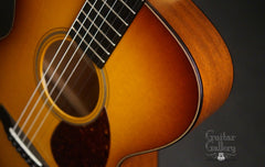 Collings OM1A JL SB guitar upper bout