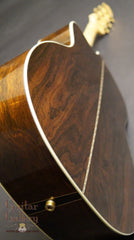 Bourgeois JOMC Brazilian rosewood guitar back