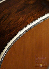 Bourgeois JOMC Brazilian rosewood guitar abalone top trim