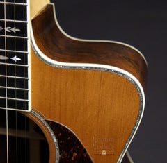 Bourgeois JOMC Brazilian rosewood guitar cutaway