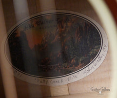 John Walker Petty Creek Elite guitar label