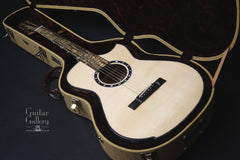 John Kinnaird 00c guitar inside case