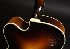 Gibson L-5c archtop guitar heel