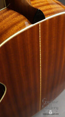 Brondel C-3 guitar down back view