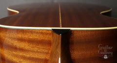 Brondel sapele guitar down back