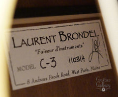Brondel guitar label