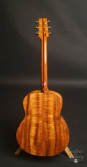 McCollum GA Koa guitar full back view