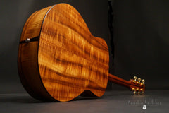 McCollum GA Koa guitar glam shot back