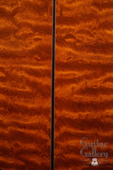 Rasmussen S cutaway TREE mahogany guitar back detail