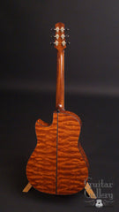 Rasmussen S cutaway TREE mahogany guitar back full