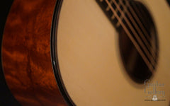 Rasmussen S cutaway TREE mahogany guitar detail
