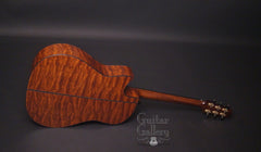 Rasmussen S cutaway TREE mahogany guitar glam shot back