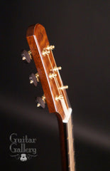 Rasmussen S cutaway TREE mahogany guitar headstock bevelled edges