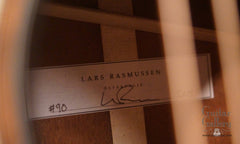 Rasmussen S cutaway TREE mahogany guitar label