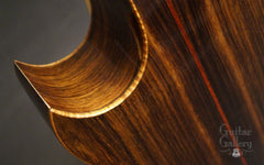 Langejans RGC-6 guitar curly koa bindings