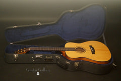 Langejans FM-6 guitar inside case