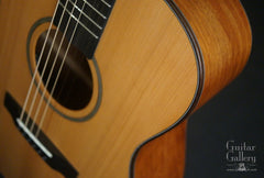 Langejans FM-6 guitar upper bout