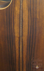 Madagascar rosewood Lowden guitar close back shot