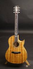 custom Larrivee all koa guitar front