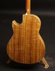 Larrivee custom all koa guitar back