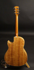 Larrivee all koa guitar full back view