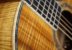 Larrivee all koa guitar detail