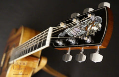 Larrivee angel inlay on custom C10 guitar