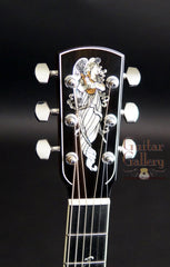 Larrivee custom guitar angel headstock inlay