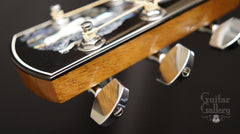 Larrivee LV-10 Koa custom guitar side headstock