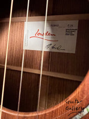 Lowden F35 guitar interior label