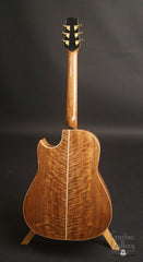 Langejans W-6 guitar full back view