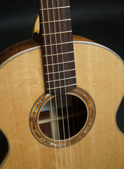 Ben Mannix OM guitar detail
