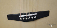 McKnight Fanned Fret guitar bridge