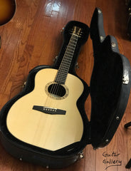 McKnight Fanned Fret guitar inside case
