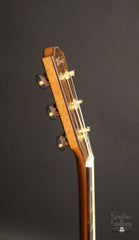 McKnight Fanned Fret guitar headstock side