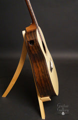 McKnight Fanned Fret guitar side